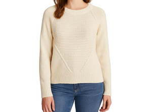 Silvia Novelli knitted chunky white sweater size small made in Italy